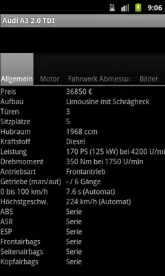 Car Catalog android App screenshot 2